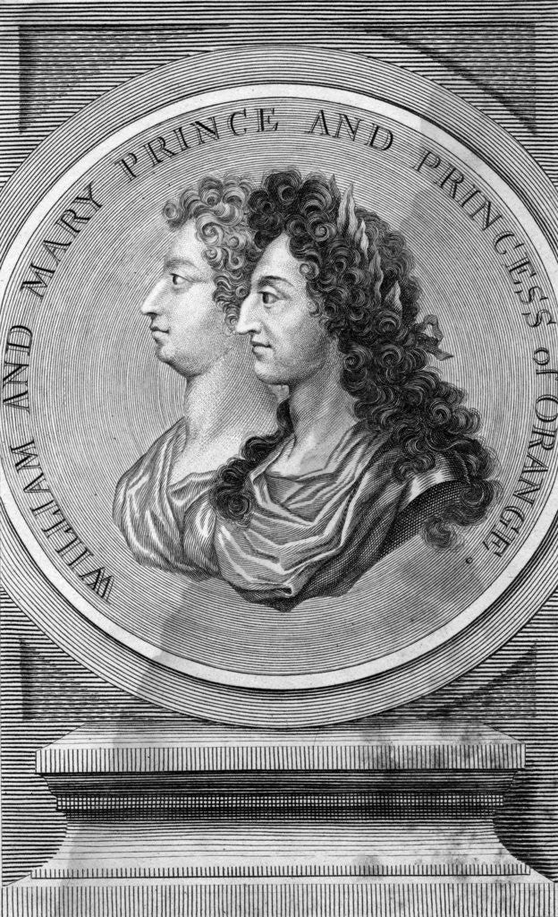 Detail of William and Mary by Anonymous