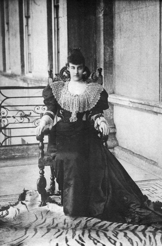 Detail of Princess Helene of Orleans by L Varney & Son