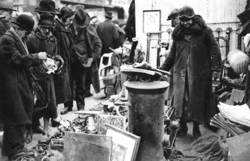 Detail of Old Iron Fair on the Boulevard Richard Lenoir, Paris by Ernest Flammarion