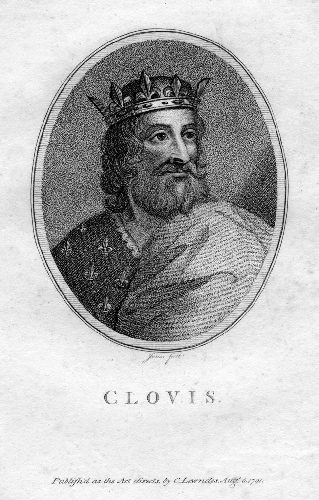 Detail of Clovis, King of the Franks by JONES