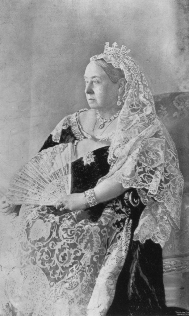 Detail of Queen Victoria of the United Kingdom by Hughes & Mullins