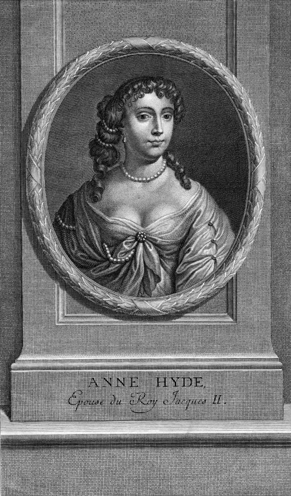 Detail of Lady Anne Hyde by Louis Simmoneau