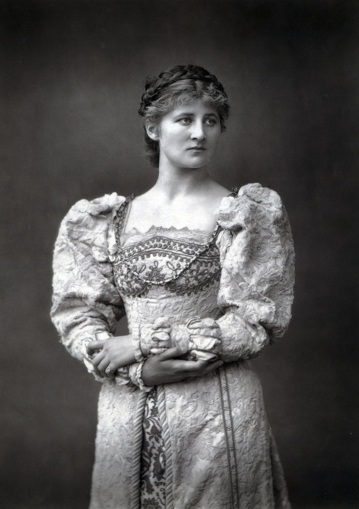 Detail of Mary Anderson (1859-1940), American stage actress by Anonymous