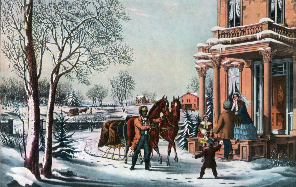 Detail of American Country Life by Currier and Ives