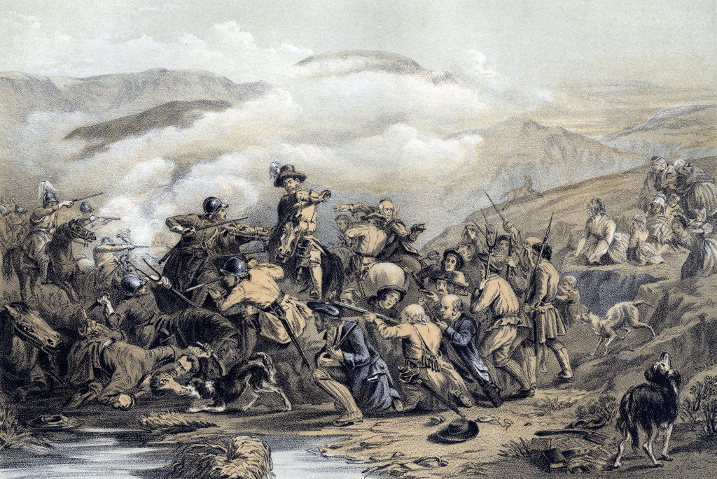 Detail of 'The Battle of Drumclog', 1679 (19th century) by George Harvey