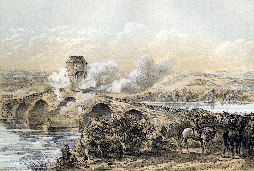 Detail of 'The Battle of Bothwell Bridge', 1679 (19th century) by Robertson