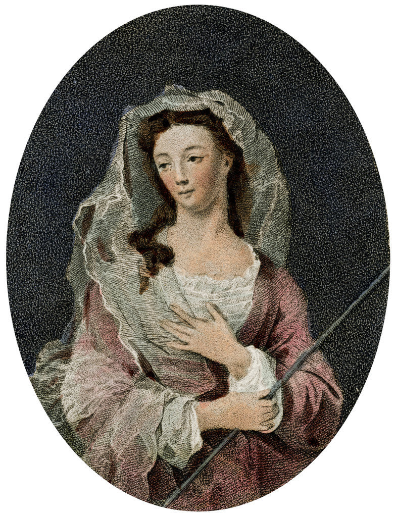 Detail of Mrs Woffington by Anonymous
