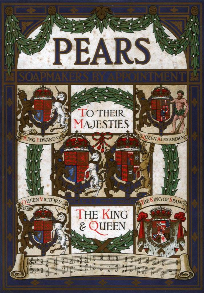 Detail of Pears, soapmakers by appointment to the majesties by Anonymous