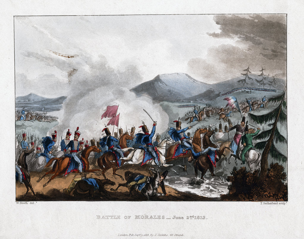 Detail of Battle of Morales by Thomas Sutherland