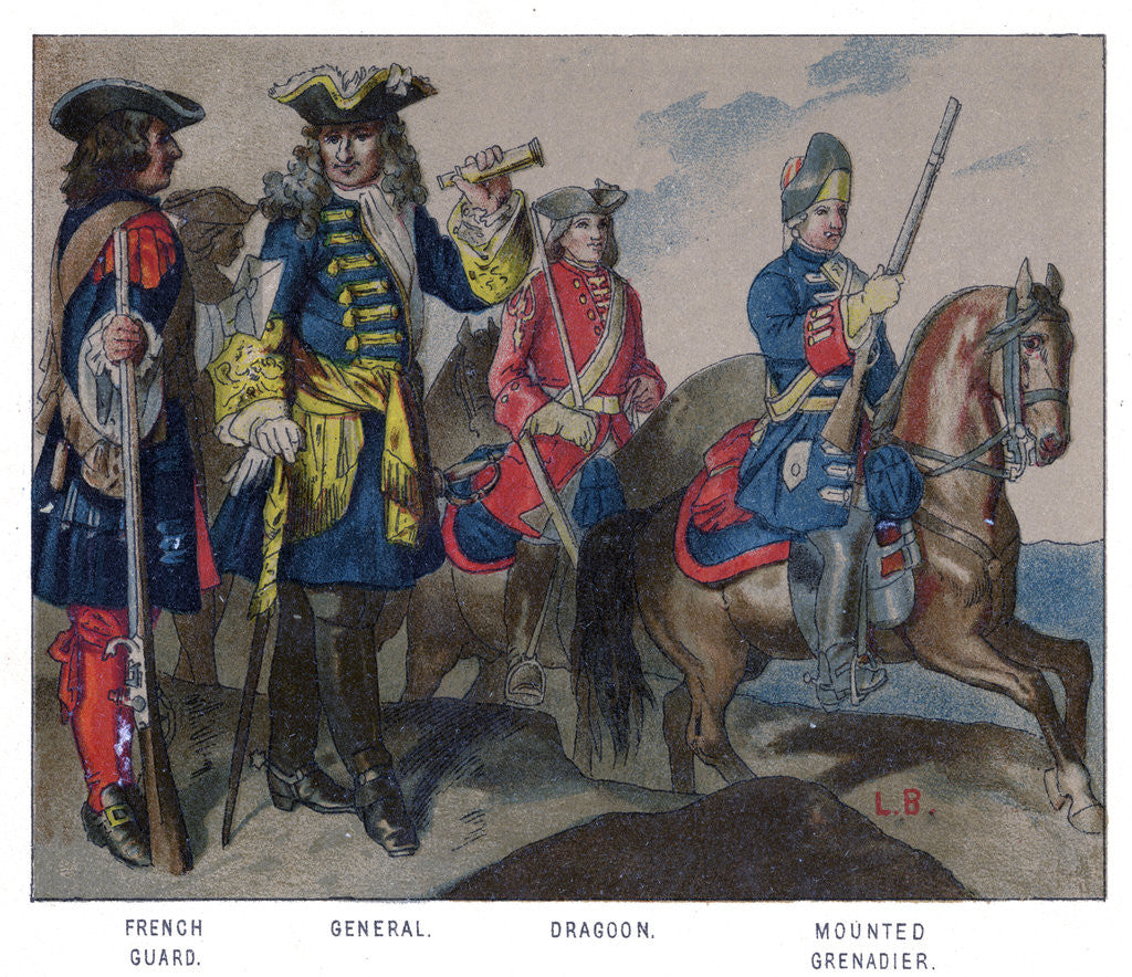 Detail of French military dress by Anonymous