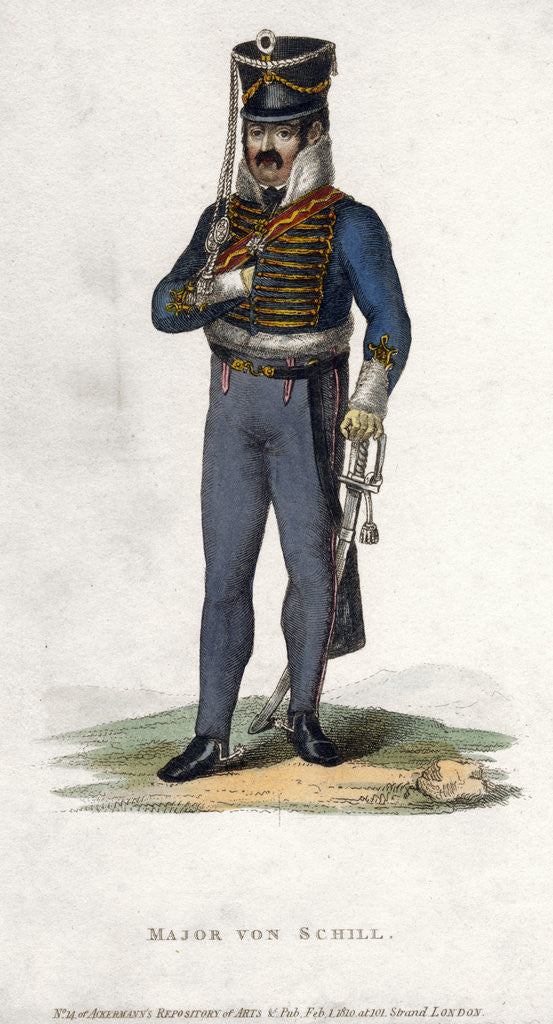 Detail of Major von Schill by Anonymous
