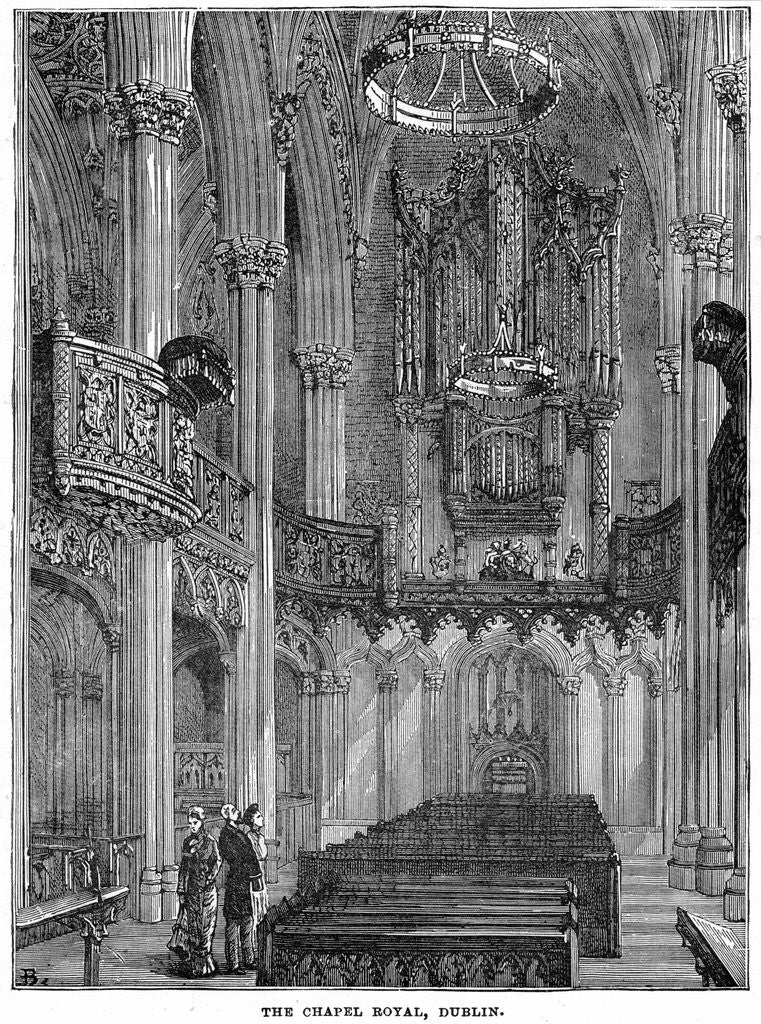 Detail of The Chapel Royal, Dublin by Anonymous