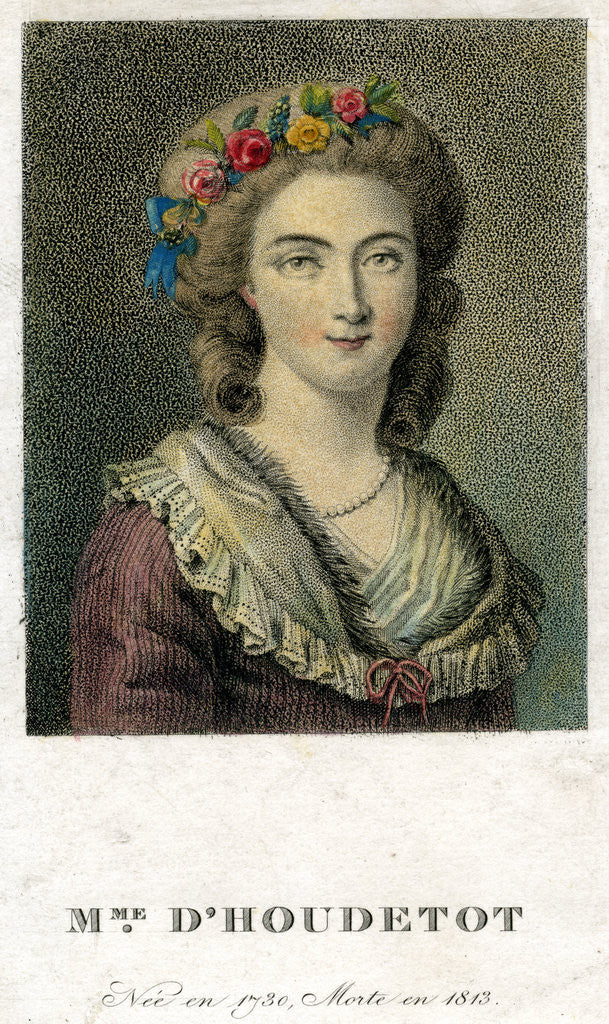 Detail of Mme D'Houdetot by Anonymous