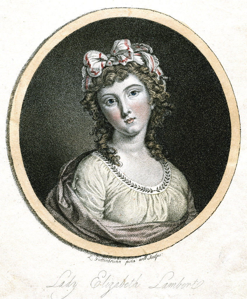 Detail of Lady Elizabeth Lambert by Anonymous