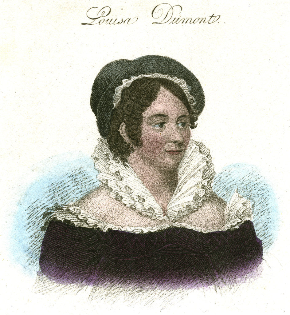 Detail of Louisa Dumont by Anonymous