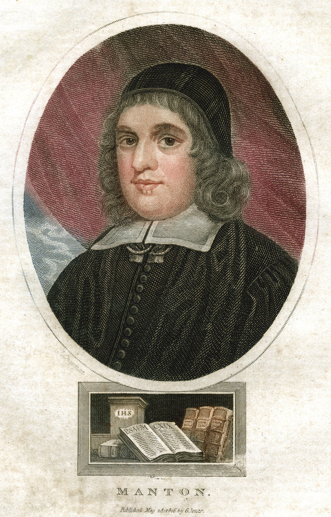 Detail of Thomas Manton, Puritan clergyman by J Chapman