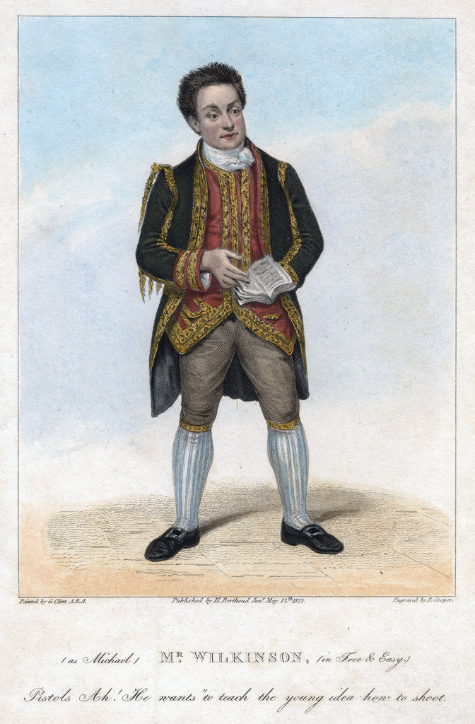 Detail of Mr Wilkinson as Michael in Free and Easy by R Cooper