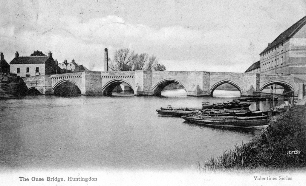 Detail of The Ouse Bridge, Huntingdon, Cambridgeshire by Anonymous
