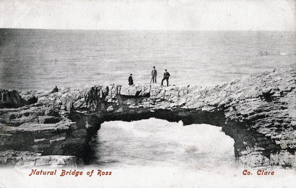 Detail of Natural Bridge of Ross, County Clare, Ireland by Anonymous