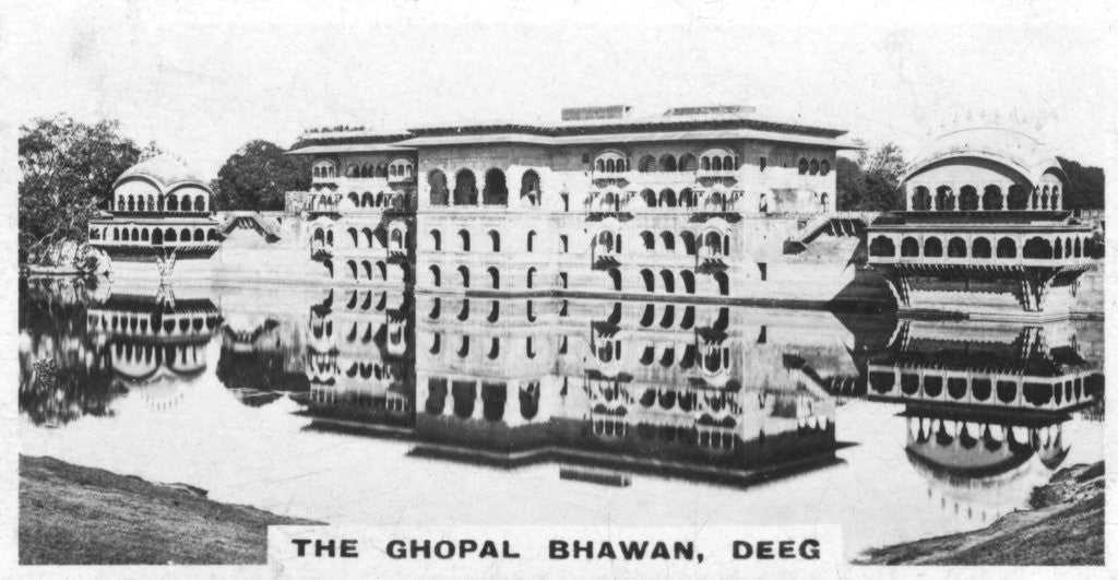 Detail of The Ghopal Bhawan, Deeg, Rajasthan, India by Anonymous