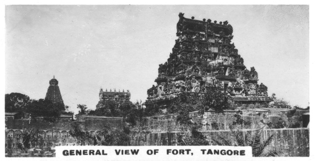 Detail of General view of fort, Tangore, Tamil Nadu, India by Anonymous