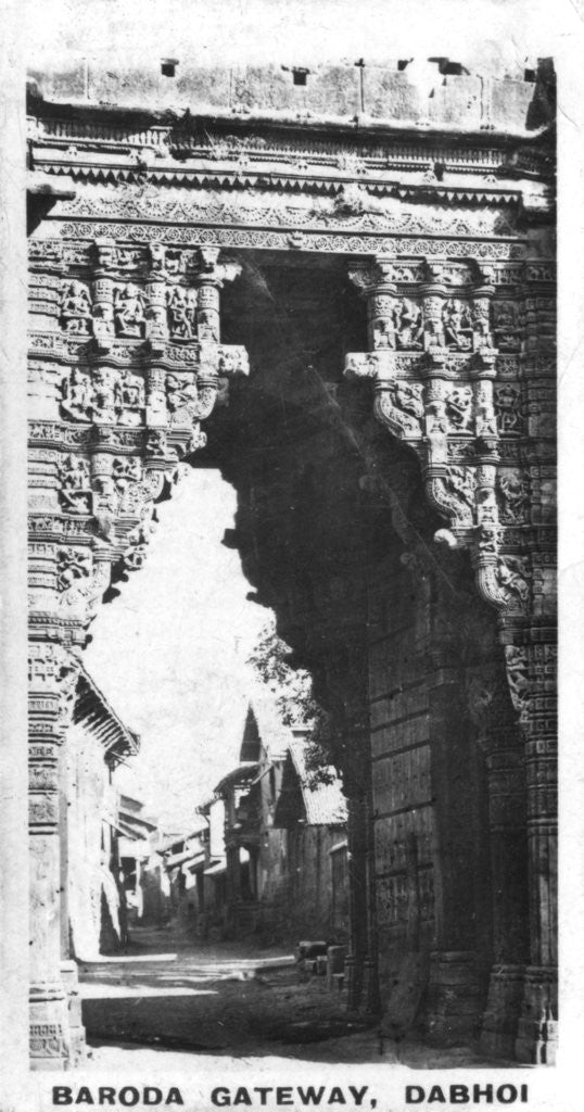 Detail of Baroda Gateway, Dabhoi, Gujarat, India by Anonymous