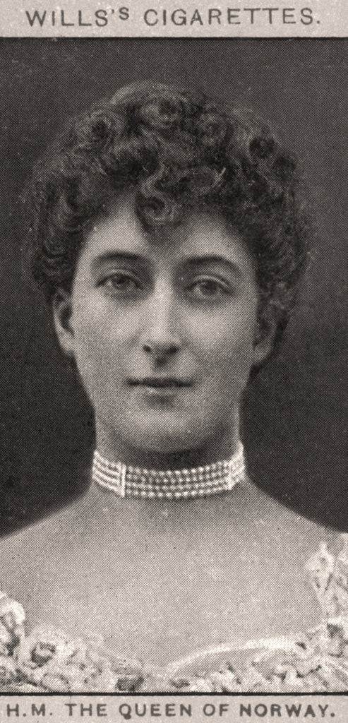 Detail of H.M The Queen of Norway by WD & HO Wills