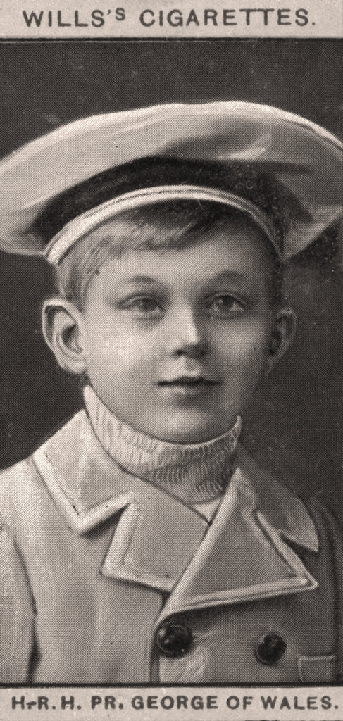 Detail of H.R.H, PR, George of Wales by WD & HO Wills