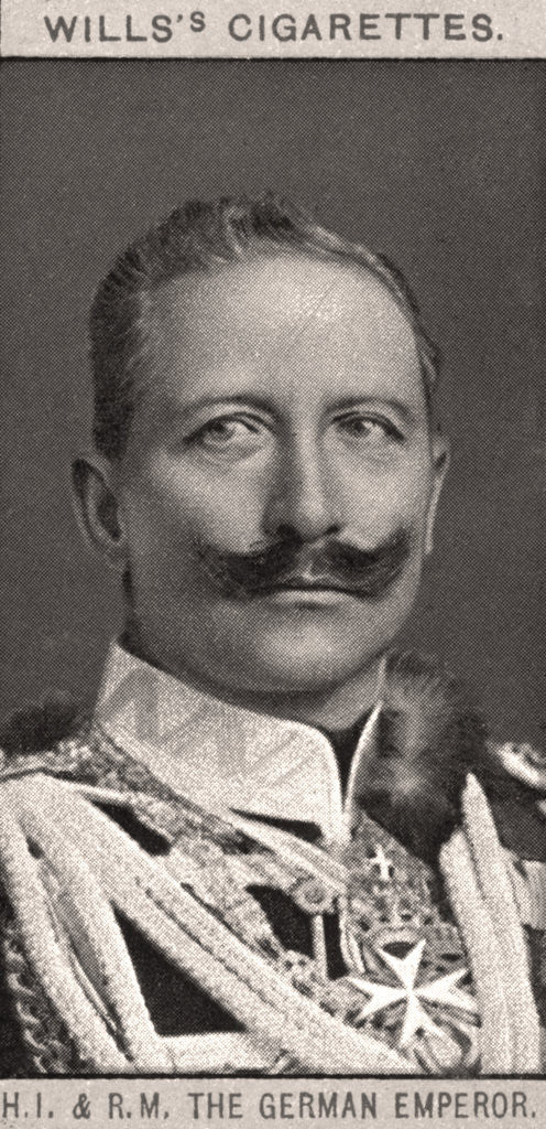 Detail of H.I & R.M, The German Emperor by WD & HO Wills