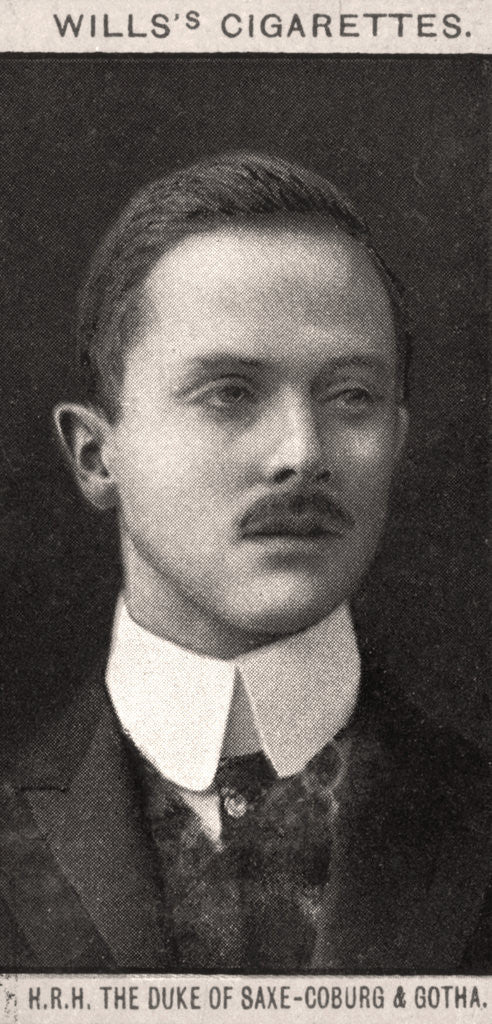 Detail of H.R.H The Duke of Saxe-Coburg & Gotha by WD & HO Wills
