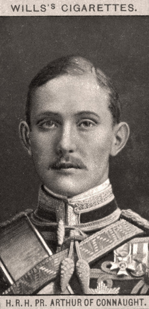 Detail of Prince Arthur of Connaught by WD & HO Wills