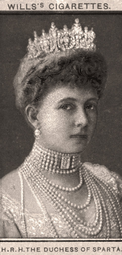 Detail of H.R.H The Duchess of Sparta by WD & HO Wills