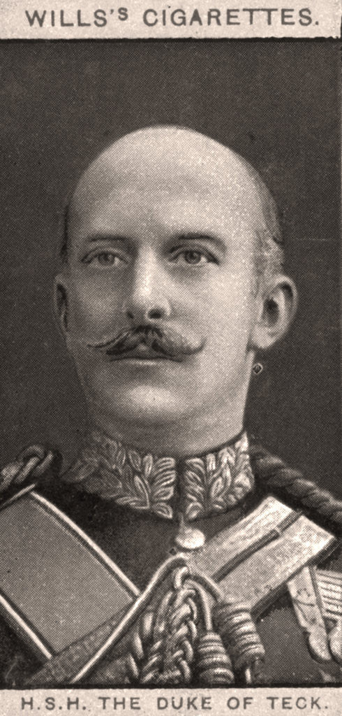 Detail of H.S.H The Duke of Teck by WD & HO Wills