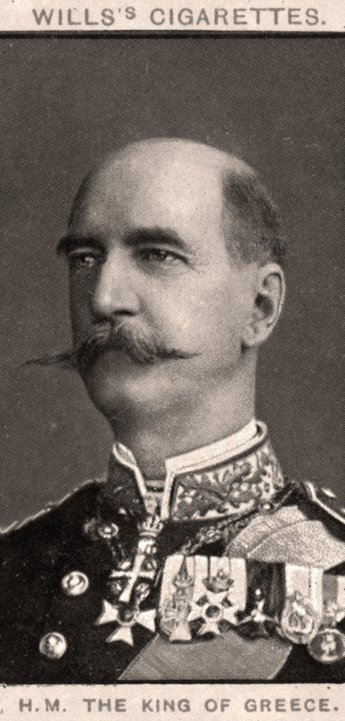 Detail of H.M The King of Greece by WD & HO Wills