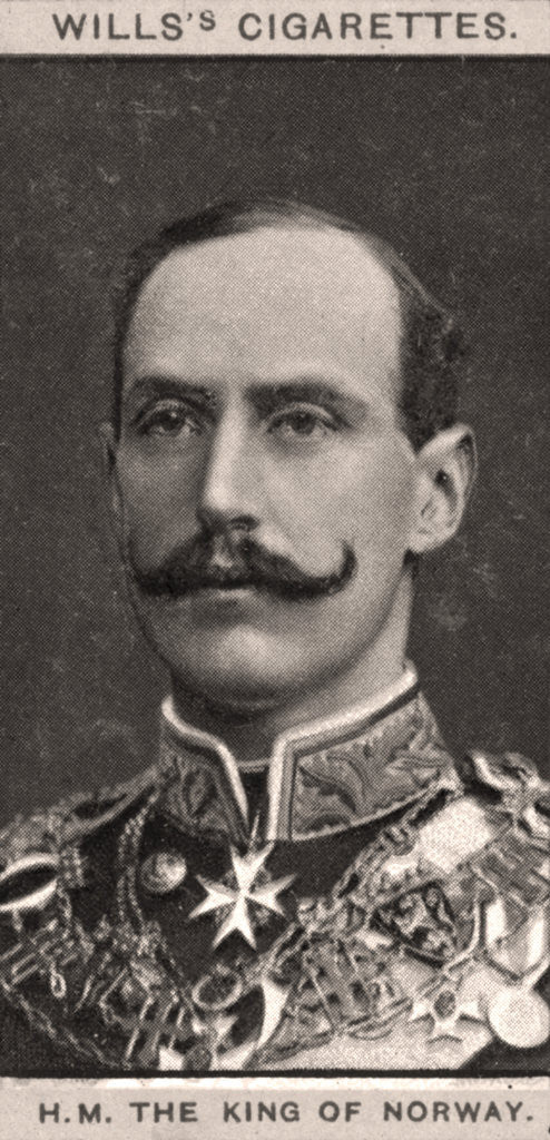 Detail of H.M The King of Norway by WD & HO Wills