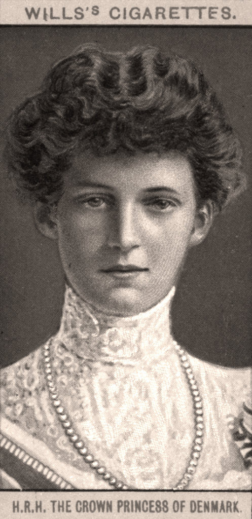 Detail of H.R.H The Crown Princess of Denmark by WD & HO Wills