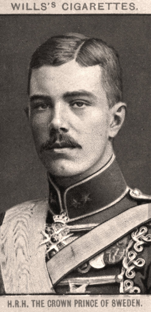 Detail of H.R.H The Crown Prince of Sweden by WD & HO Wills