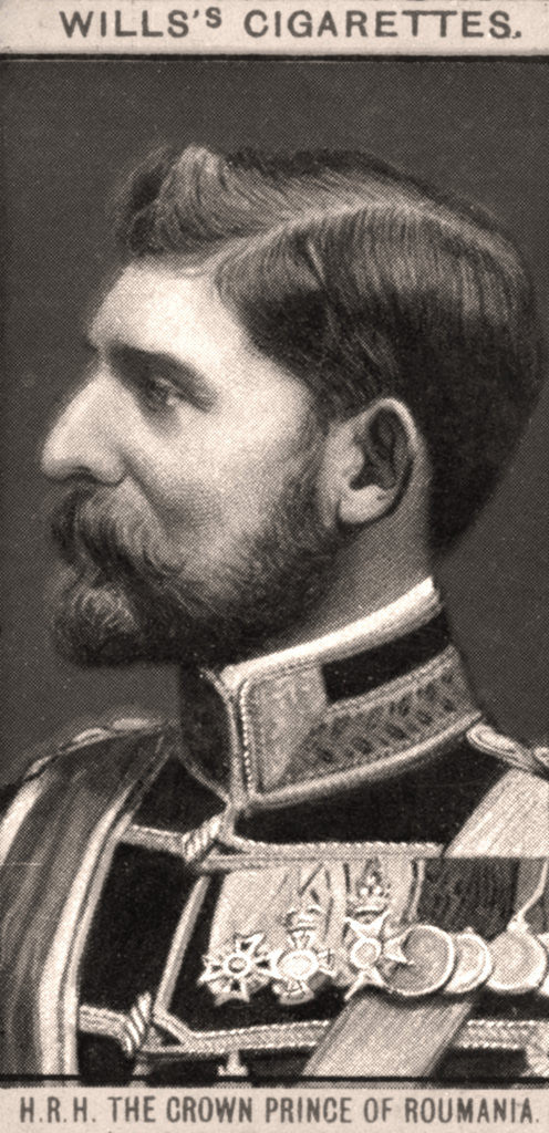 Detail of H.R.H The Crown Prince of Romania by WD & HO Wills