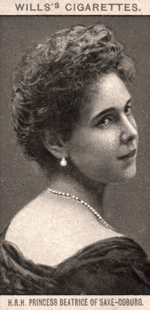 Detail of H.R.H Princess Beatrice of Saxe-Coburg by WD & HO Wills