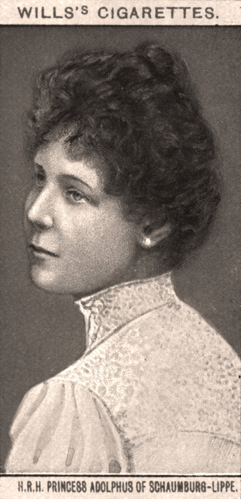 Detail of H.R.H Princess Adolphus of Schaumburg-Lippe by WD & HO Wills