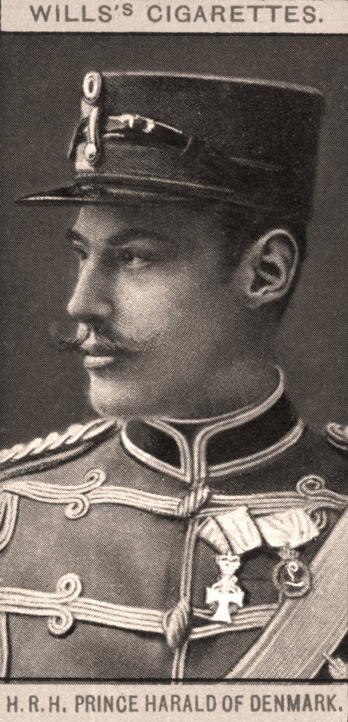 Detail of H.R.H Prince Harold of Denmark by WD & HO Wills