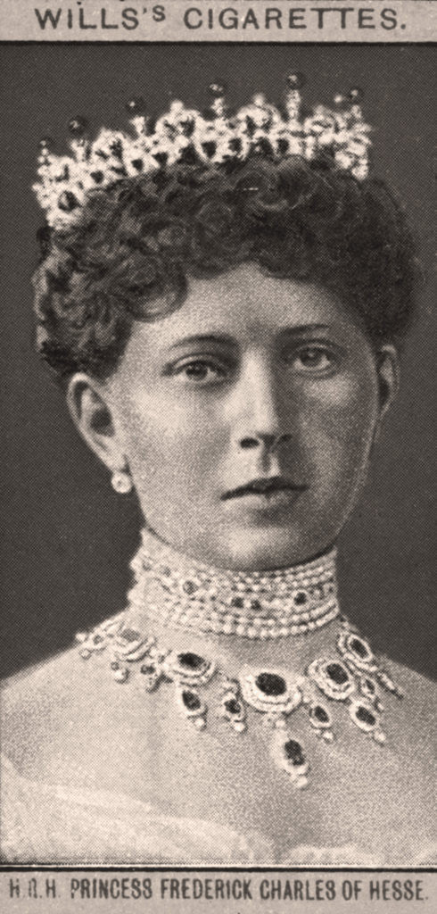 Detail of H.R.H Princess Frederick Charles of Hesse by WD & HO Wills