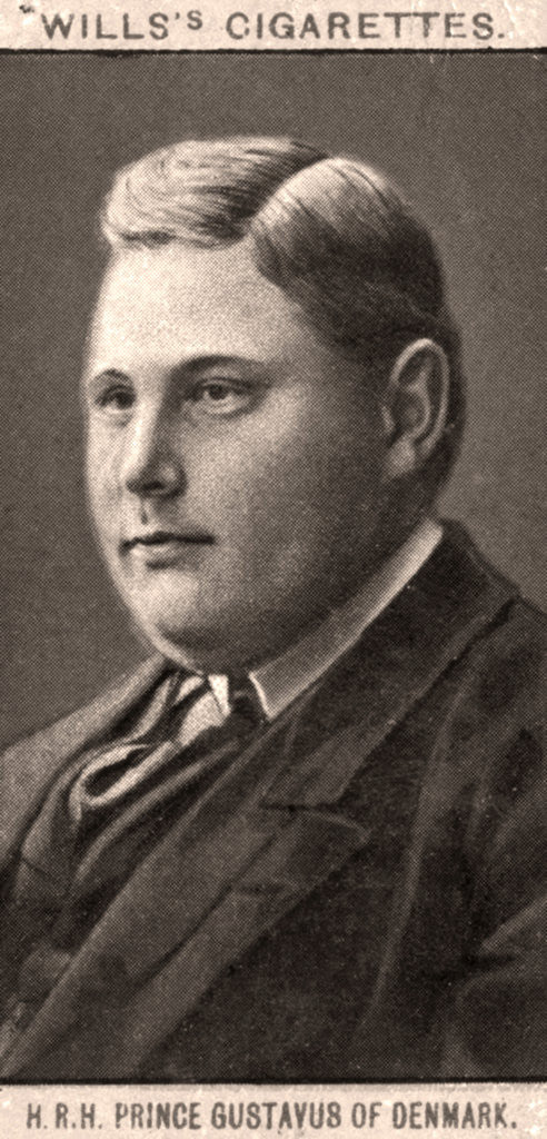 Detail of H.R.H Prince Gustavus of Denmark by WD & HO Wills