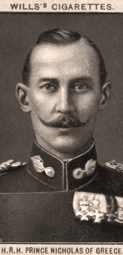 Detail of H.R.H Prince Nicholas of Greece by WD & HO Wills