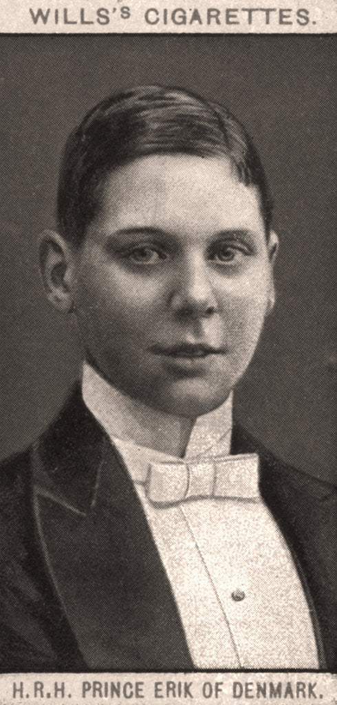 Detail of H.R.H Prince Erik of Denmark by WD & HO Wills