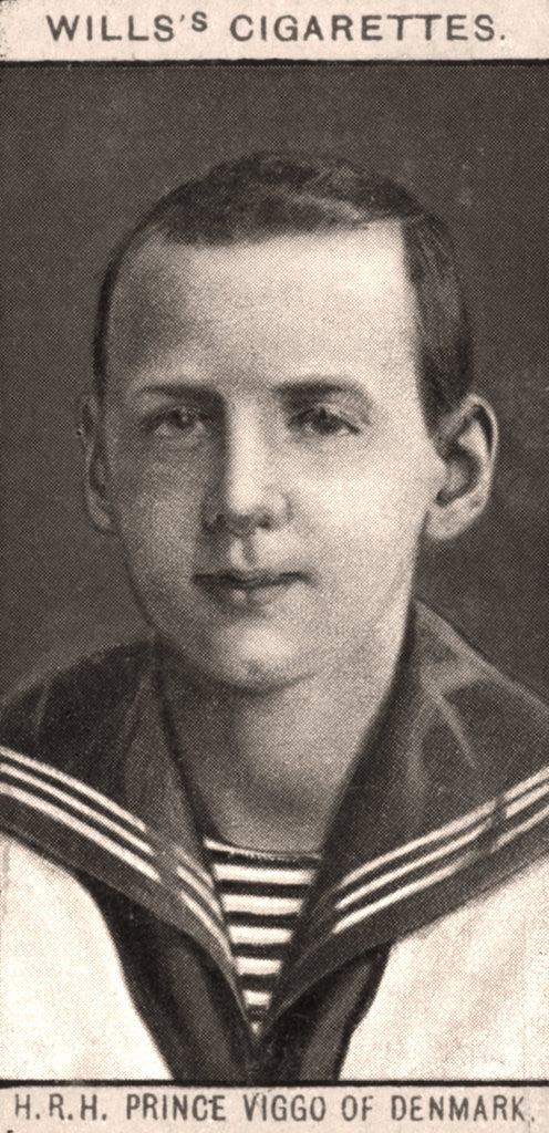 Detail of H.R.H Prince Viggo of Denmark by WD & HO Wills