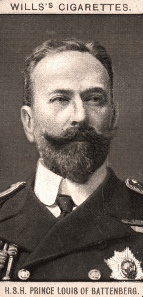 Detail of H.S.H Prince Louis of Battenberg by WD & HO Wills