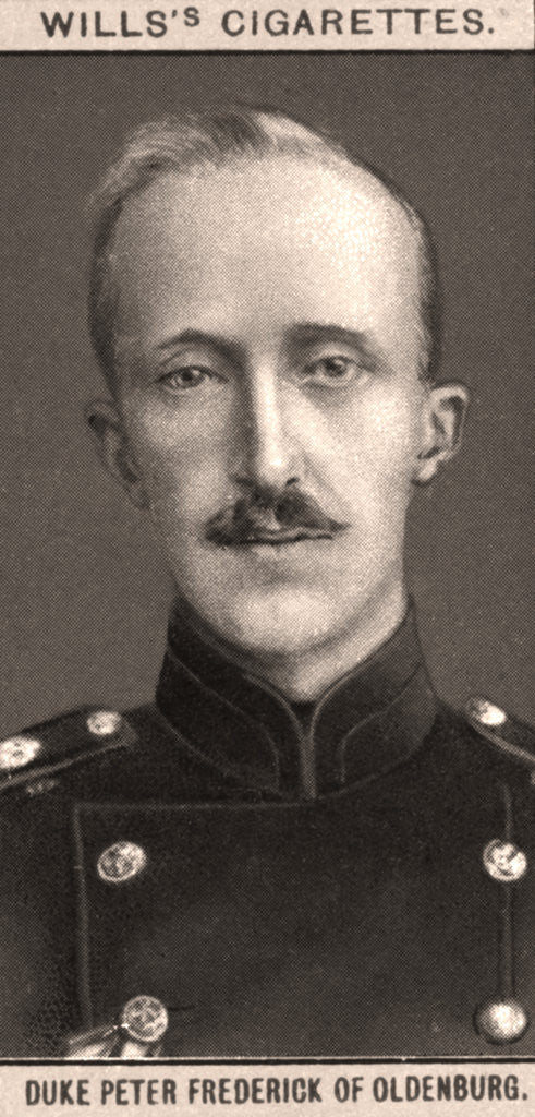 Detail of Duke Peter Frederick of Oldenburg by WD & HO Wills