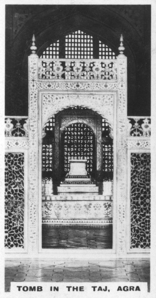 Detail of Tomb in the Taj, Agra, Uttar Pradesh, India by Anonymous
