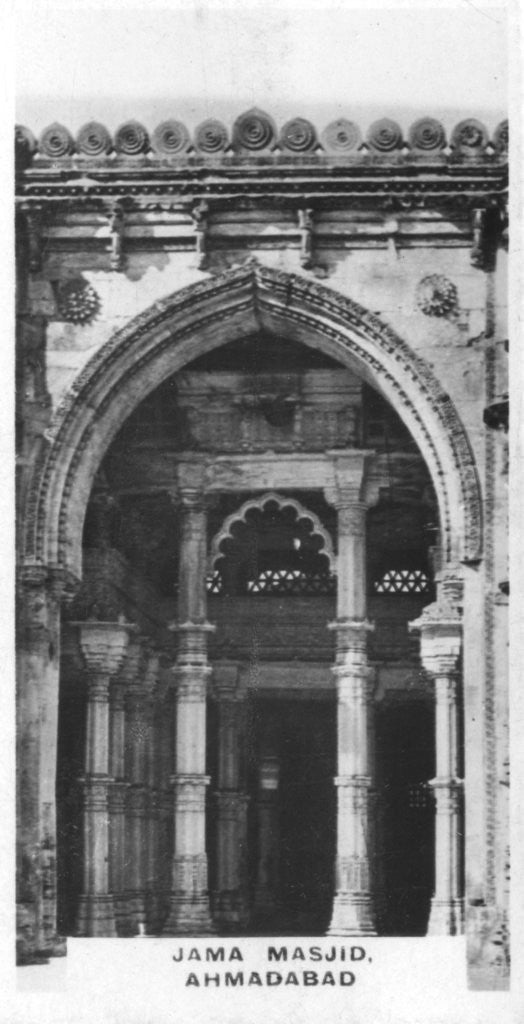Detail of Jama Masjid, Ahmadabad, Gujarat, India by Anonymous